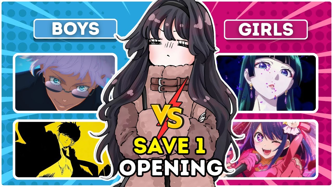WHO WINS? 💥 BOYS vs GIRLS ANIME OPENINGS | Anime Quiz!
