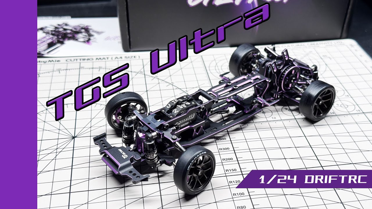 TGS Ultra 1/24 蚊車漂移! 初次下地測試中 在家玩甩尾