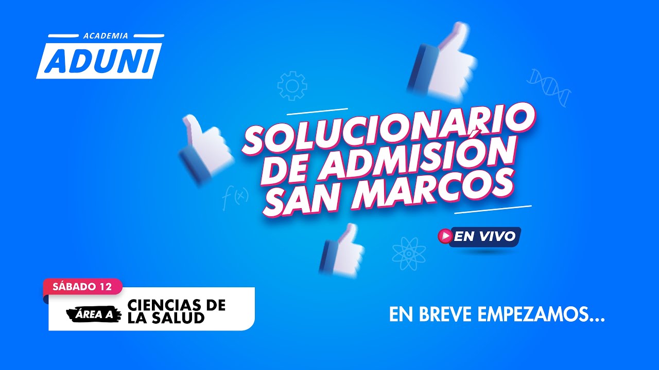 Solucionario Examen de Admisión San Marcos 2026 I - Área A