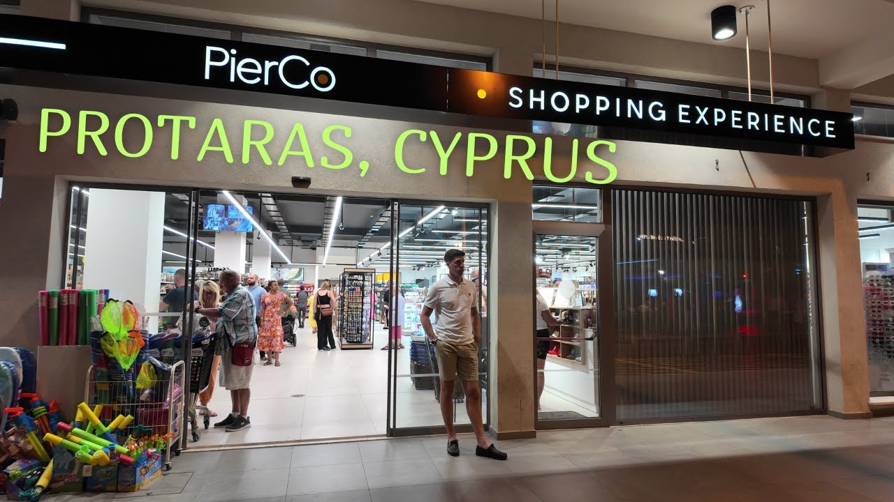 Supermarket PierCo in Protaras, Cyprus