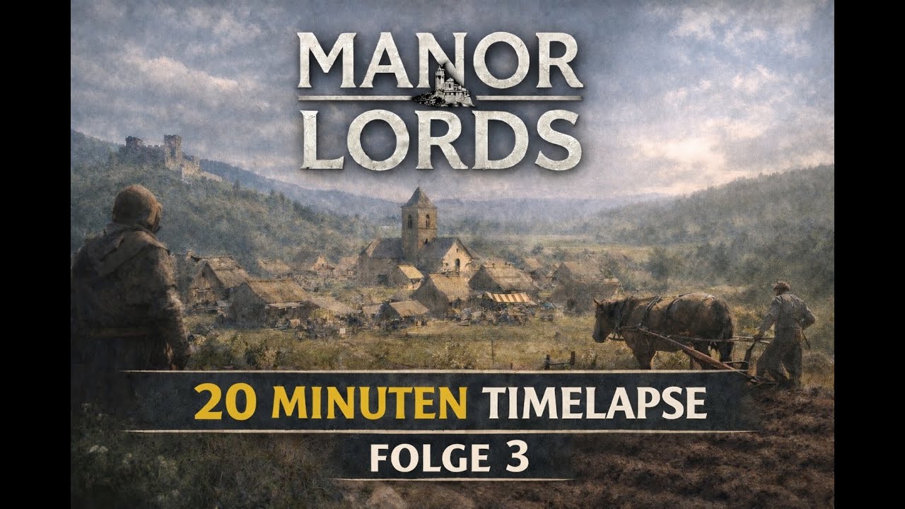 Manor Lords – Entspannter Mittelalter-Aufbau im Zeitraffer | Folge 3