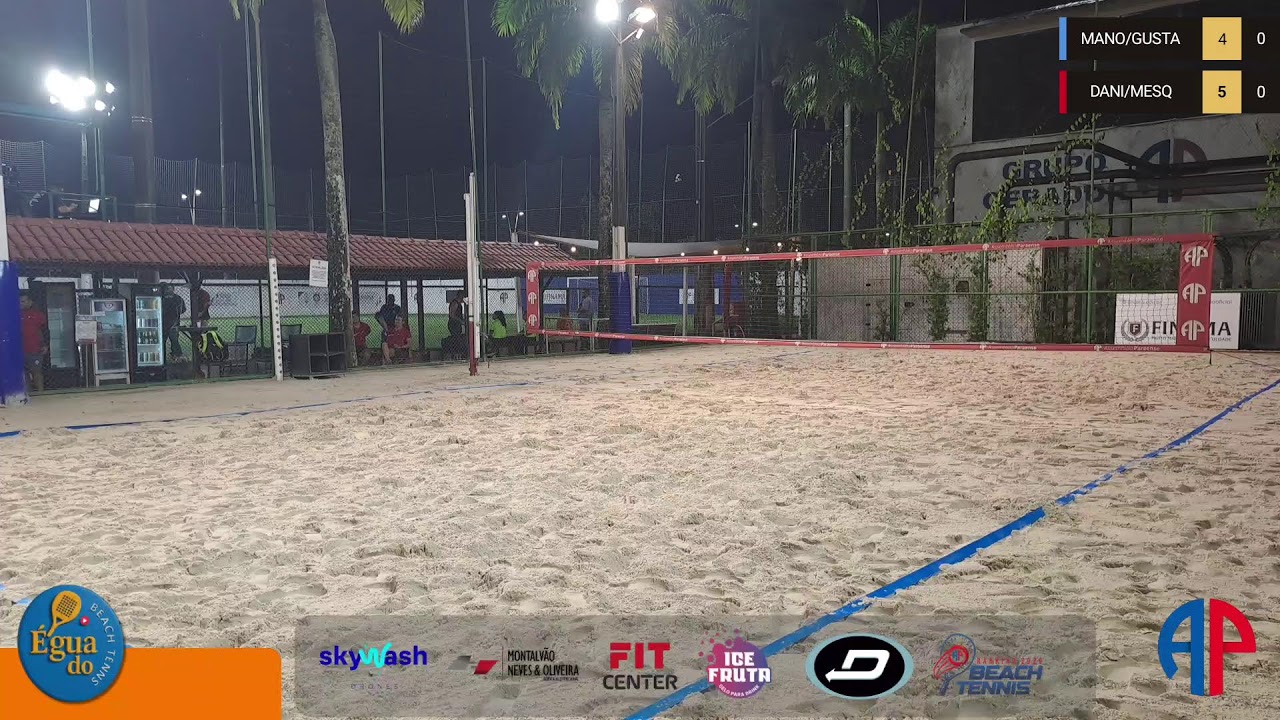 1° ETAPA DO RANKING BEACH TENIS MASC 40+
MANO/GUSTA VS DANI/MESQ