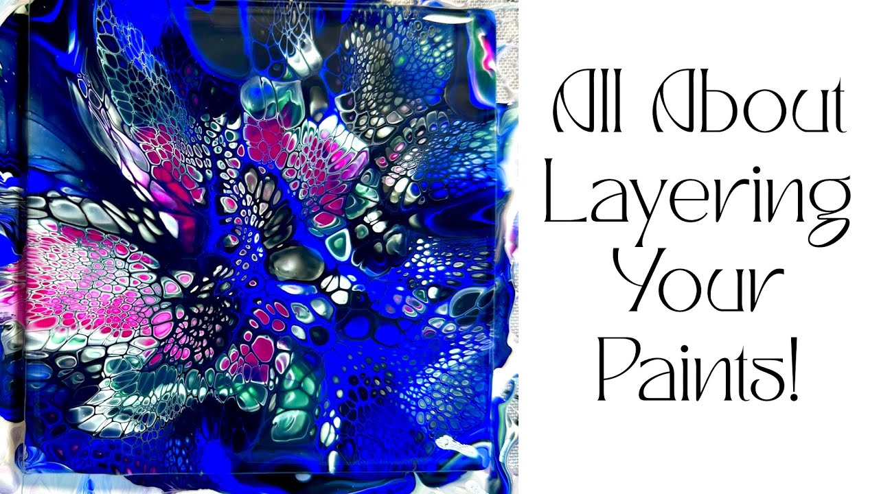 #391 How To Layer Your Opaque Fluid Art Paints For Cells! #paint #art
