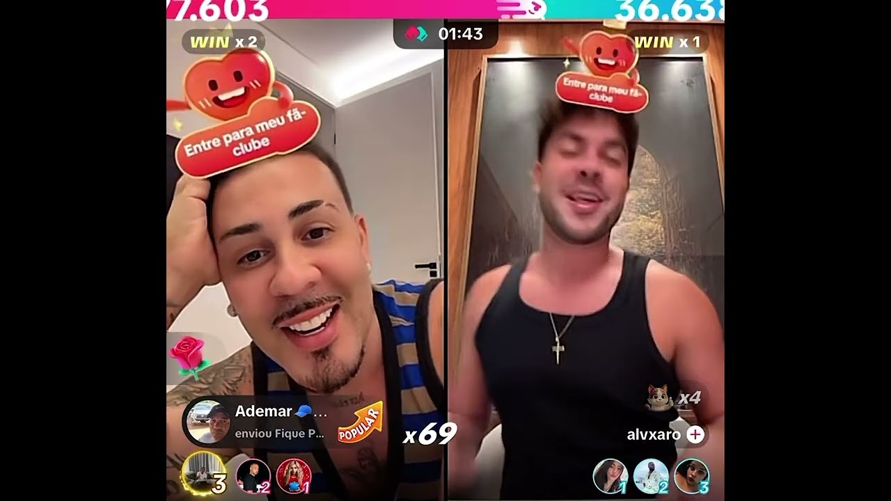 CARLINHOS MAIA CHAMA ÁLVARO PRA FAZER LIVE NO TIKTOK E GANHA DELE #carlinhosmaia