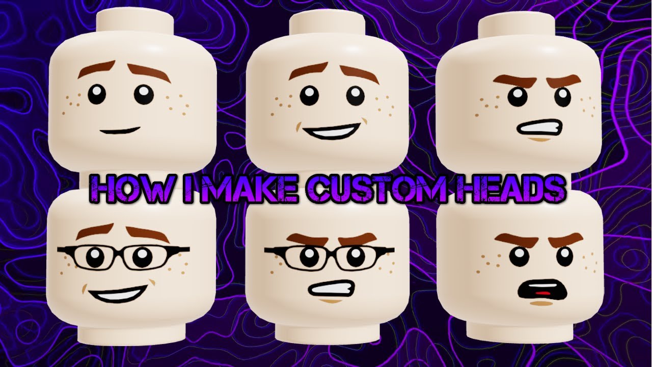 (Tutorial) How I Make Custom Heads for Mecabricks!