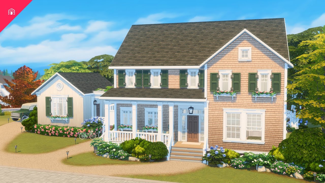 Dream Coastal Family Home| The Sims 4: Speed Build | HARRIE