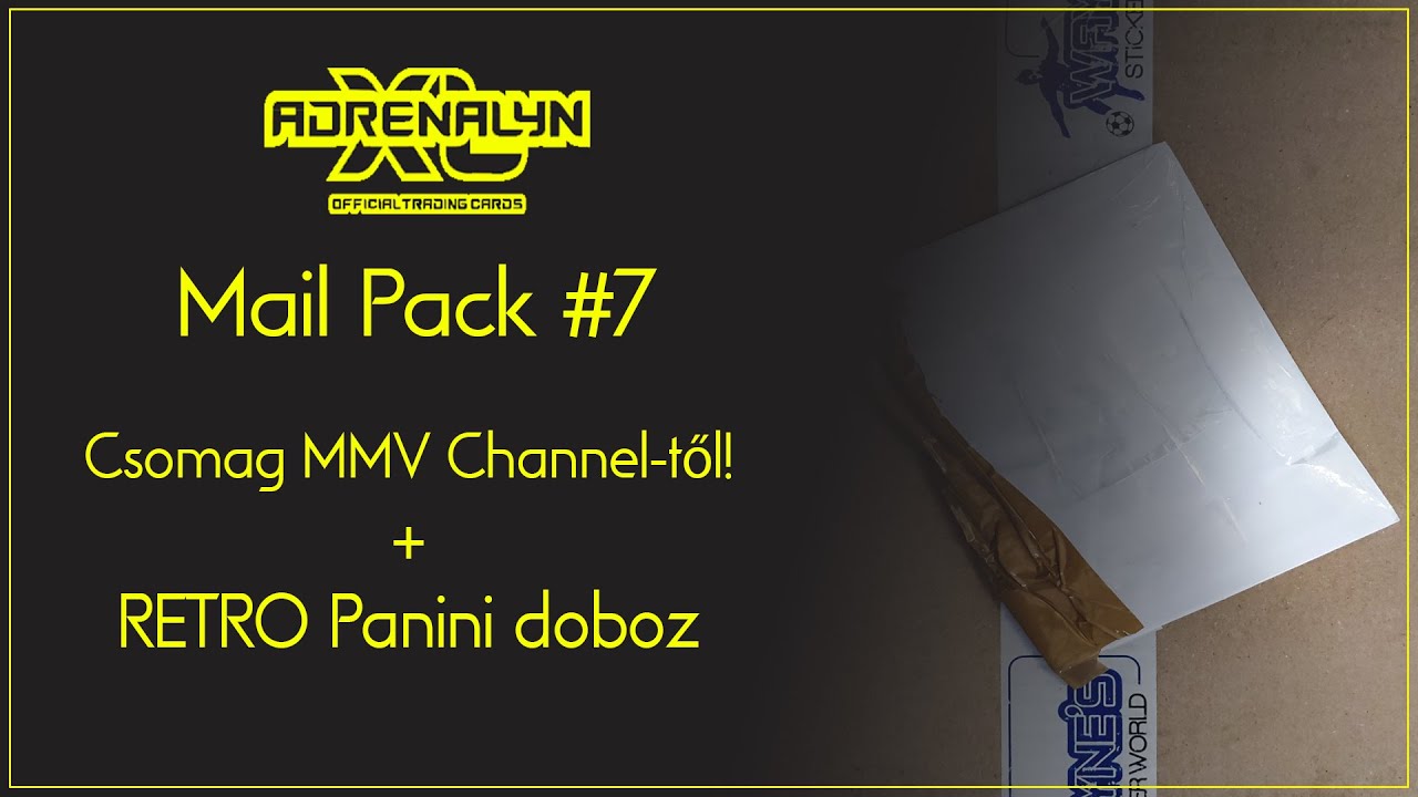 Mail Pack #7 I Csomag MMV CHANNEL-től + RETRO Panini Doboz!