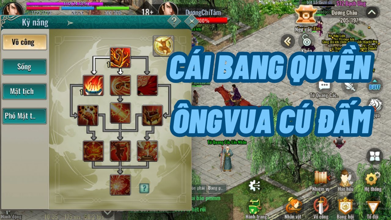 Ti&ecirc;u Điểm Ph&aacute;i C&aacute;i Bang Quyền Sức Mạnh CBQ V&otilde; L&acirc;m 2 mobile Kiếm Hiệp T&igrave;nh 2  Kh&aacute;nh Ph&ograve; M&atilde;