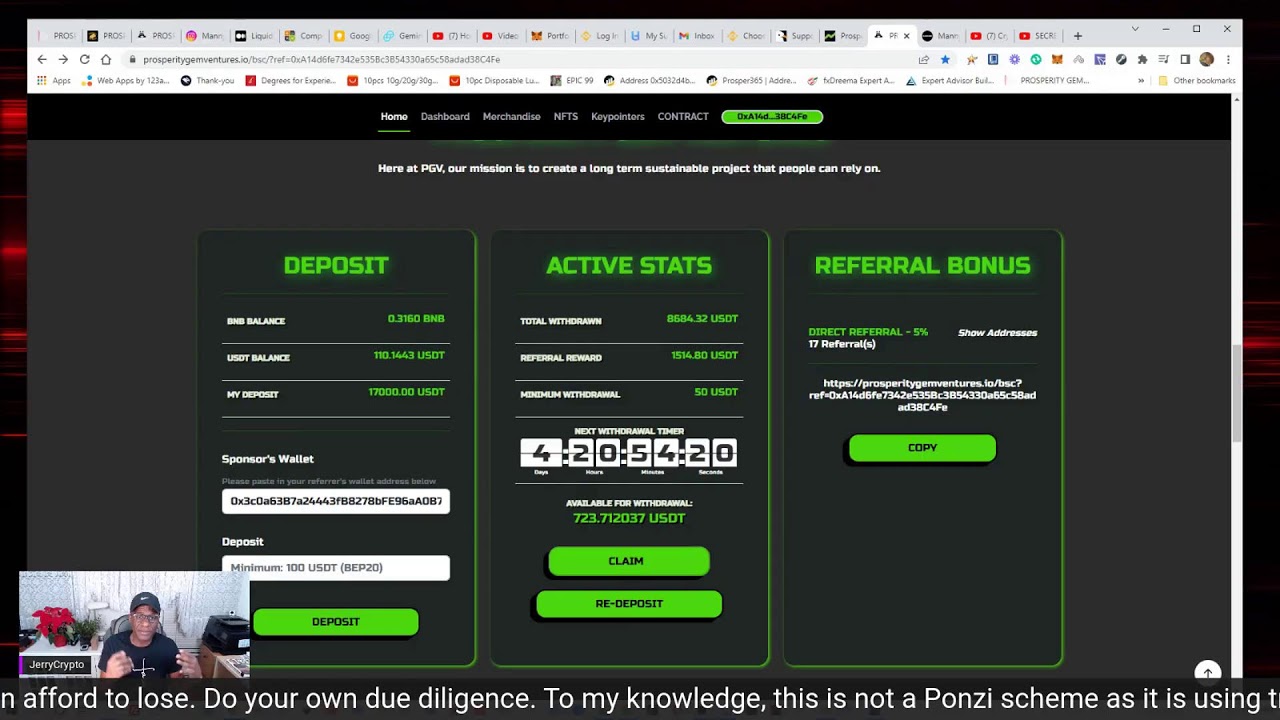 Prosperity Gem Ventures Honest Review. The Good & the Bad. Earn up to 2% DAILY. Made by an American