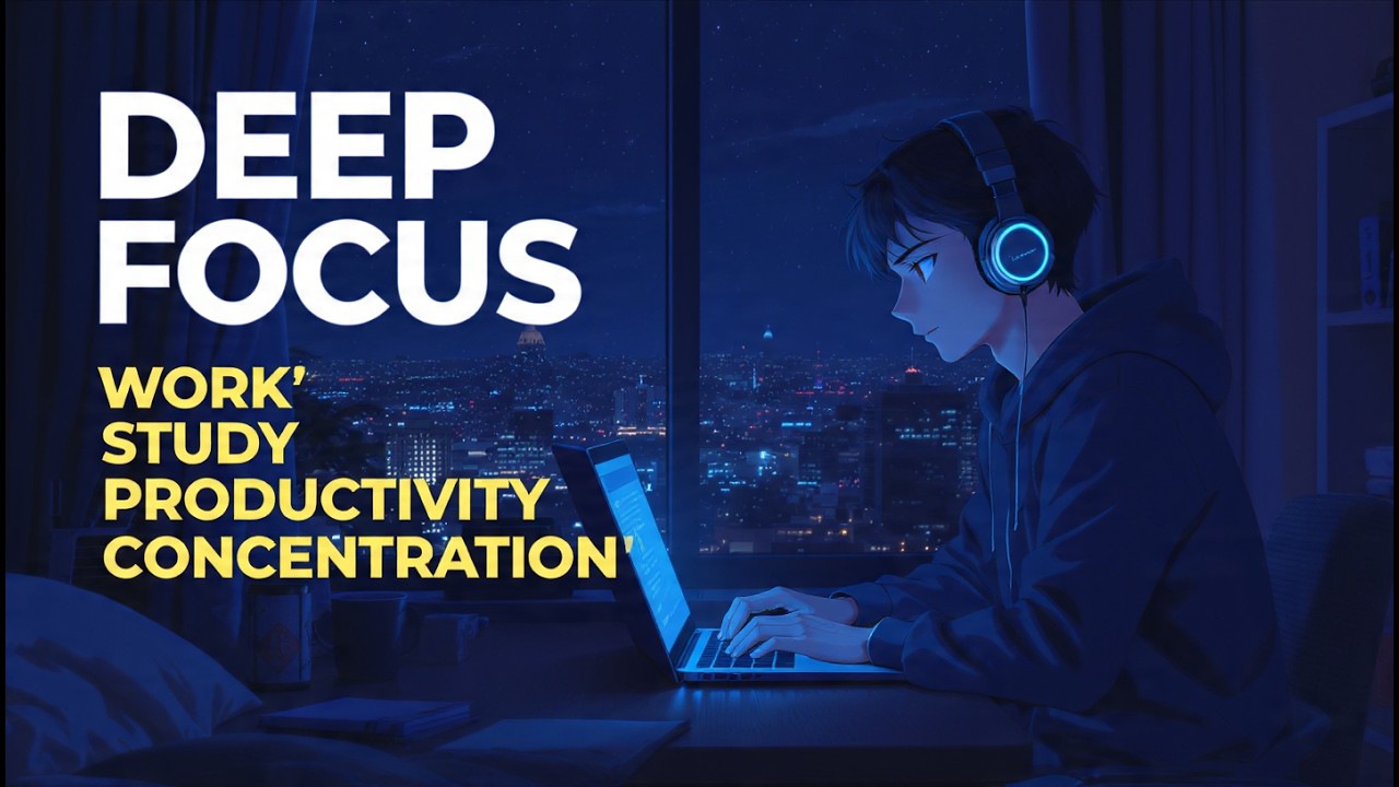 🔴 LIVE –  A Quiet Room for Deep Focus & Work – Live