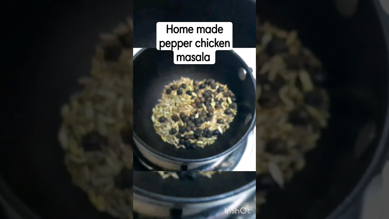 Pepper chicken masala powder #viral #food #trendingshorts #youtubeshorts #shorts # Pepper chicken