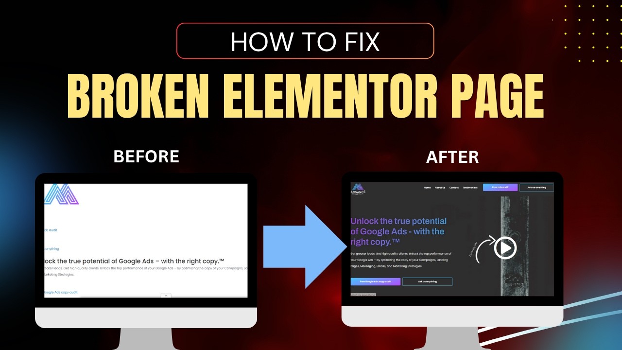 Как исправить страницу Elementor после случайного переключения на редактор WordPress по умолчанию