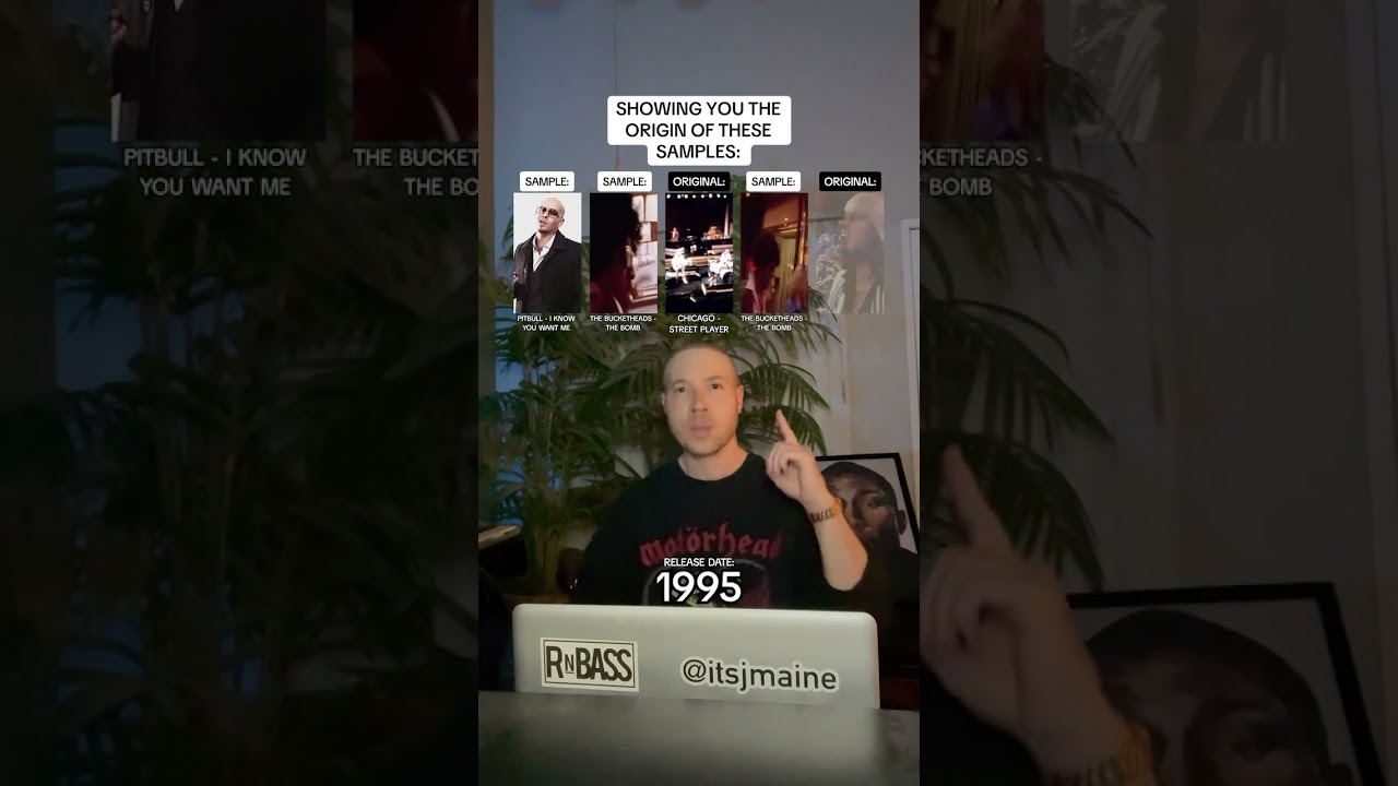 Showing You The Origin Of Samples: Pitbull, The Bucketheads & Chicago #shorts #music