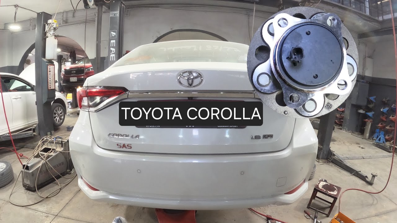 Toyota Corolla 2020-2024  remplacement du roulement de roue arrière (spécifications de couple)