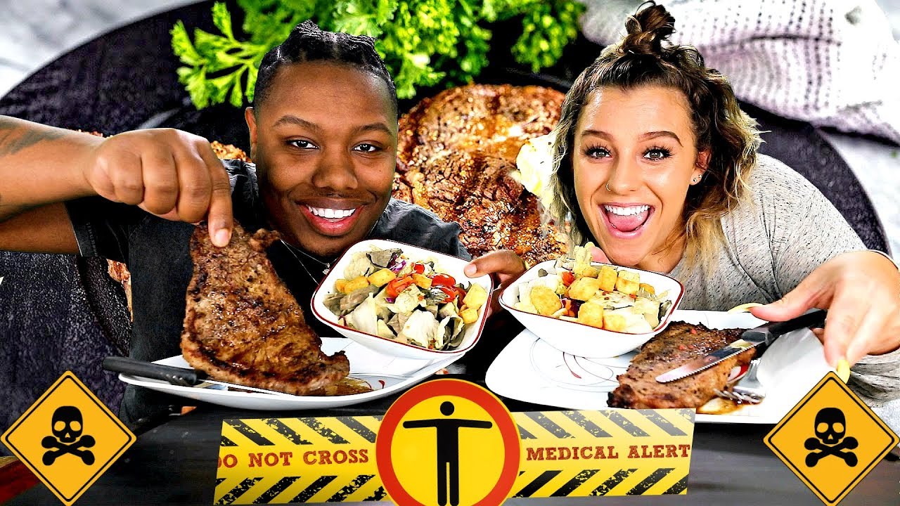 Домашние стейки🥩🥗