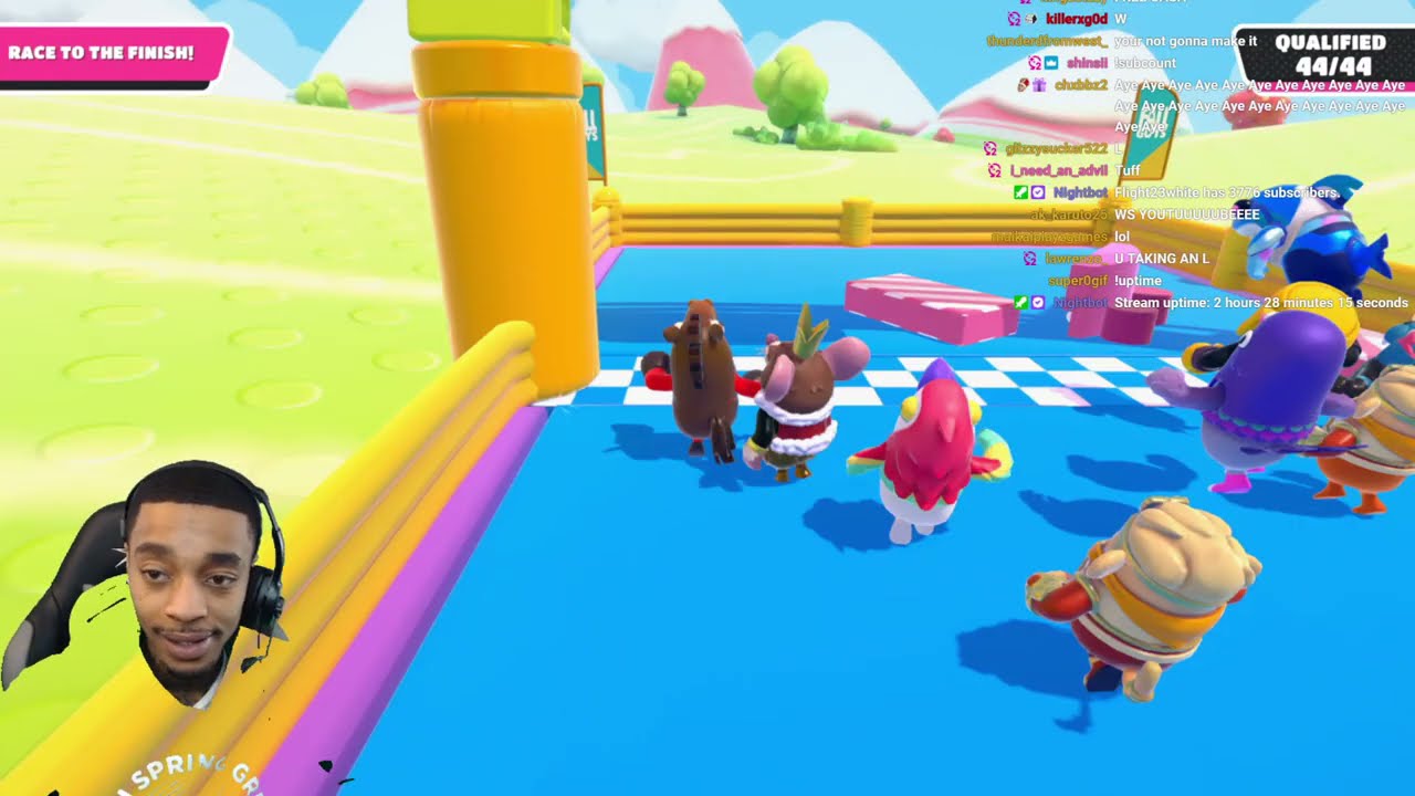 FlightReacts plays Fall Guys for the 31st time & this happened!