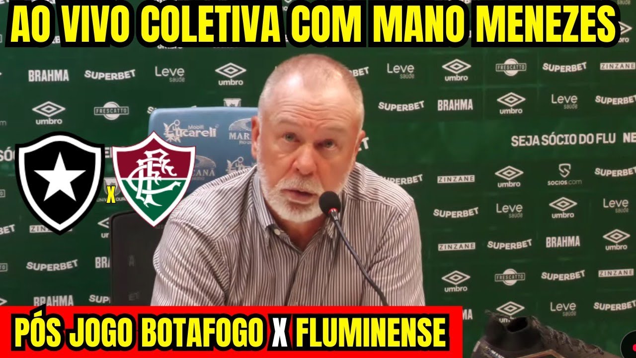 COLETIVA AO VIVO COM MANO MENEZES DIRETO DO NILTON SANTOS / CARIOCA 2025