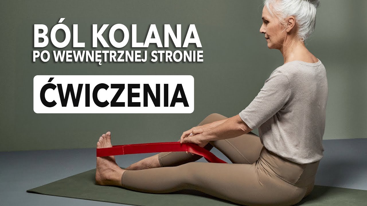 BÓL KOLANA po wewnętrznej stronie, więzadła wewnętrzne, ćwiczenia na łąkotkę wewnętrzną