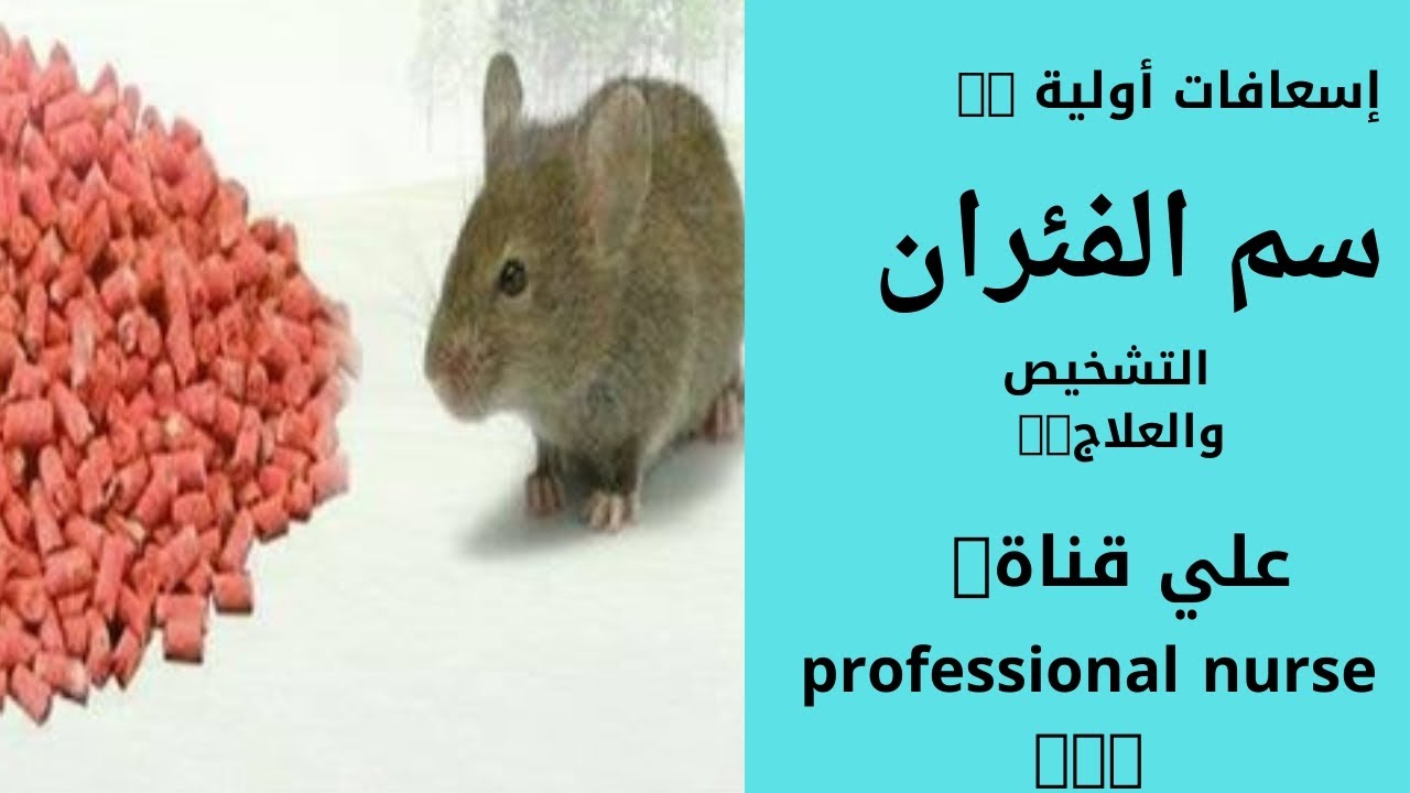 إسعافات أولية | سم الفئران.