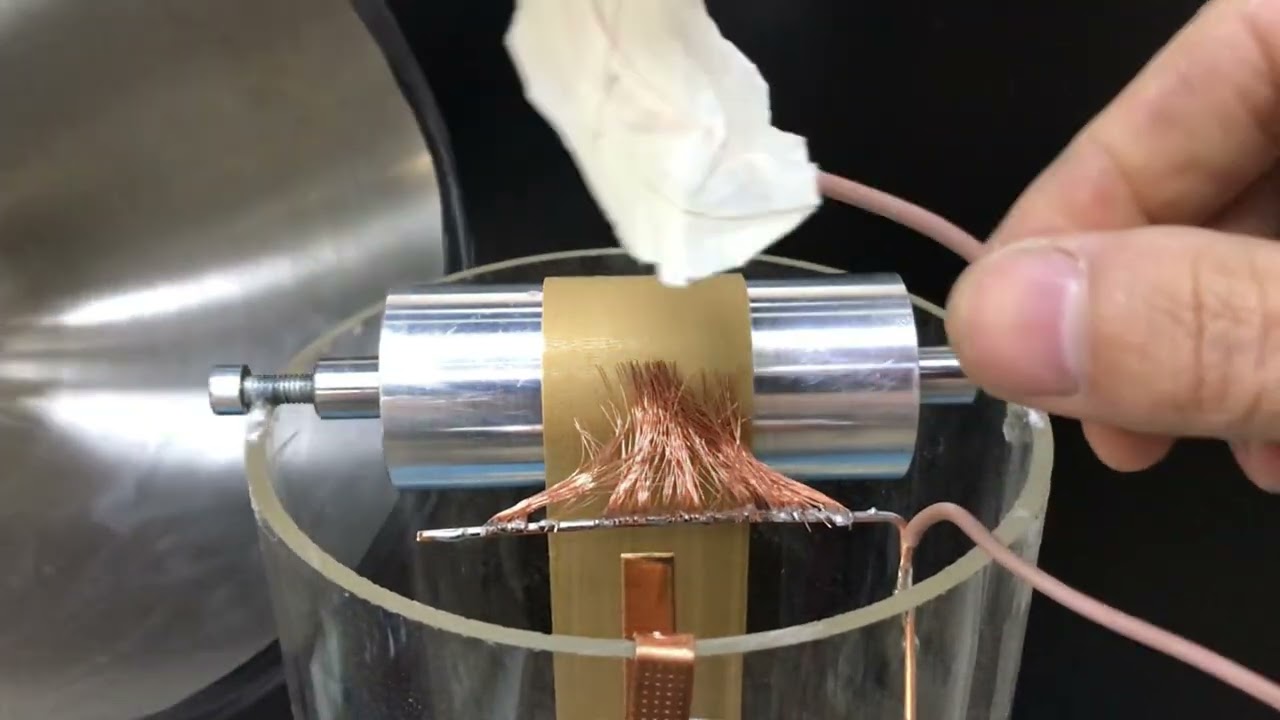 60.000 VOLT  JENERATÖRÜ, VAN DE GRAAFF ELEKTROSTATİK JENERATÖRÜ YAPIMI