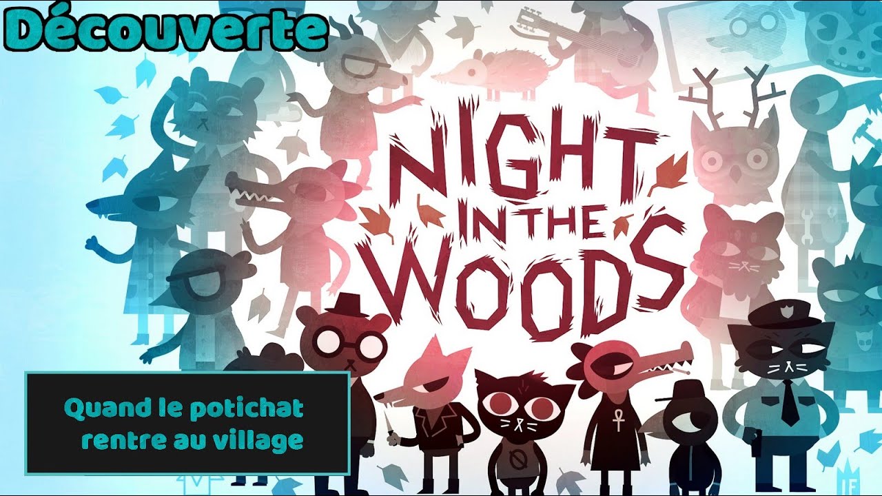 Quand le potichat rentre au village ! Découverte Night in the Woods