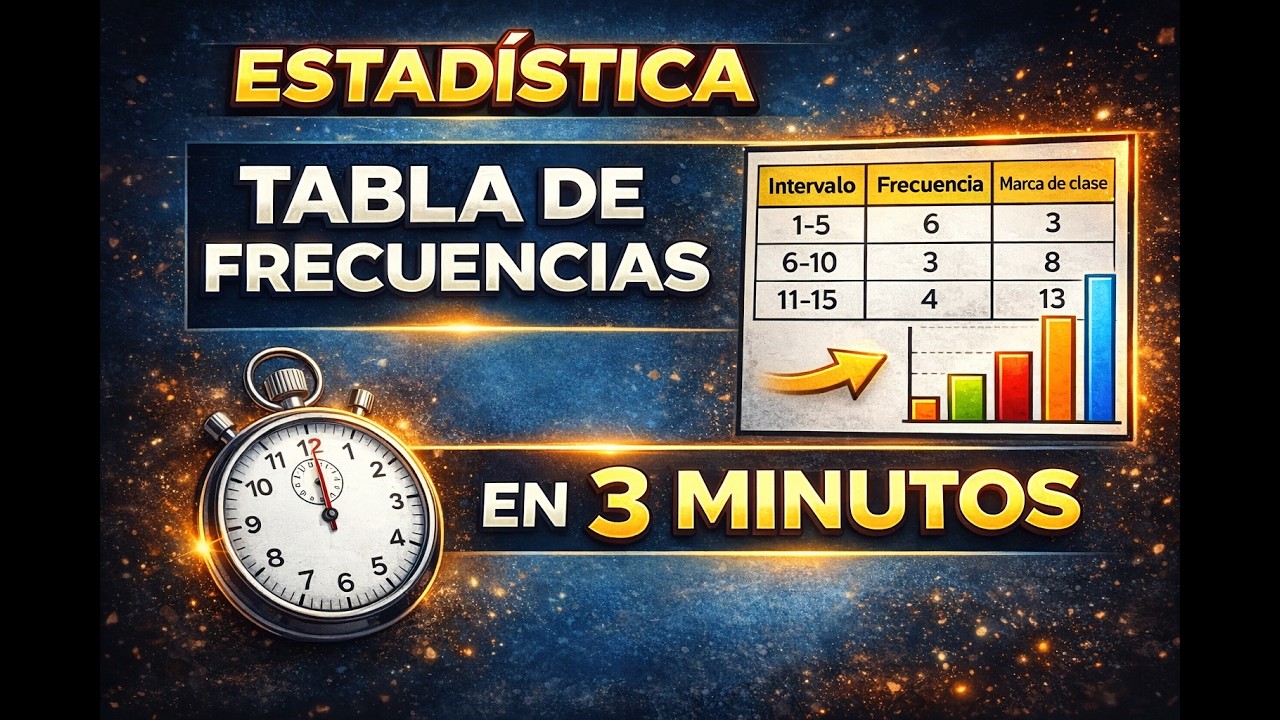 Tabla de frecuencias para datos agrupados (con intervalos) | estadística