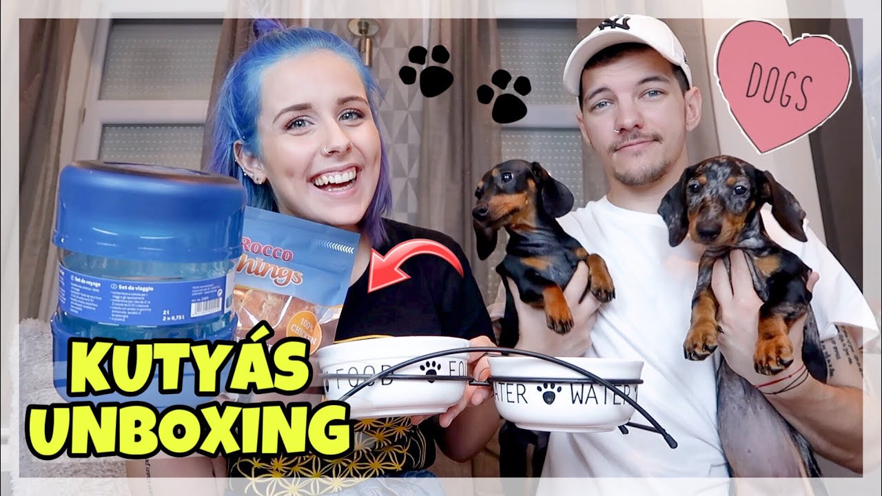 MIT VETTÜNK A KUTYUSAINKNAK | kutyás unboxing