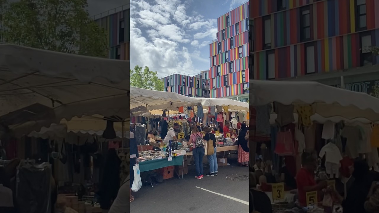 Walking around La Courneuve FRANCE 🇫🇷
