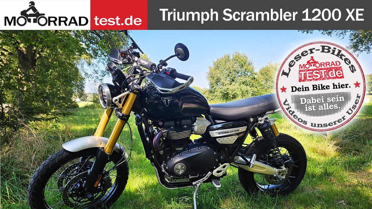 Triumph Scrambler 1200 XE | LeserBike-Video von Rouven