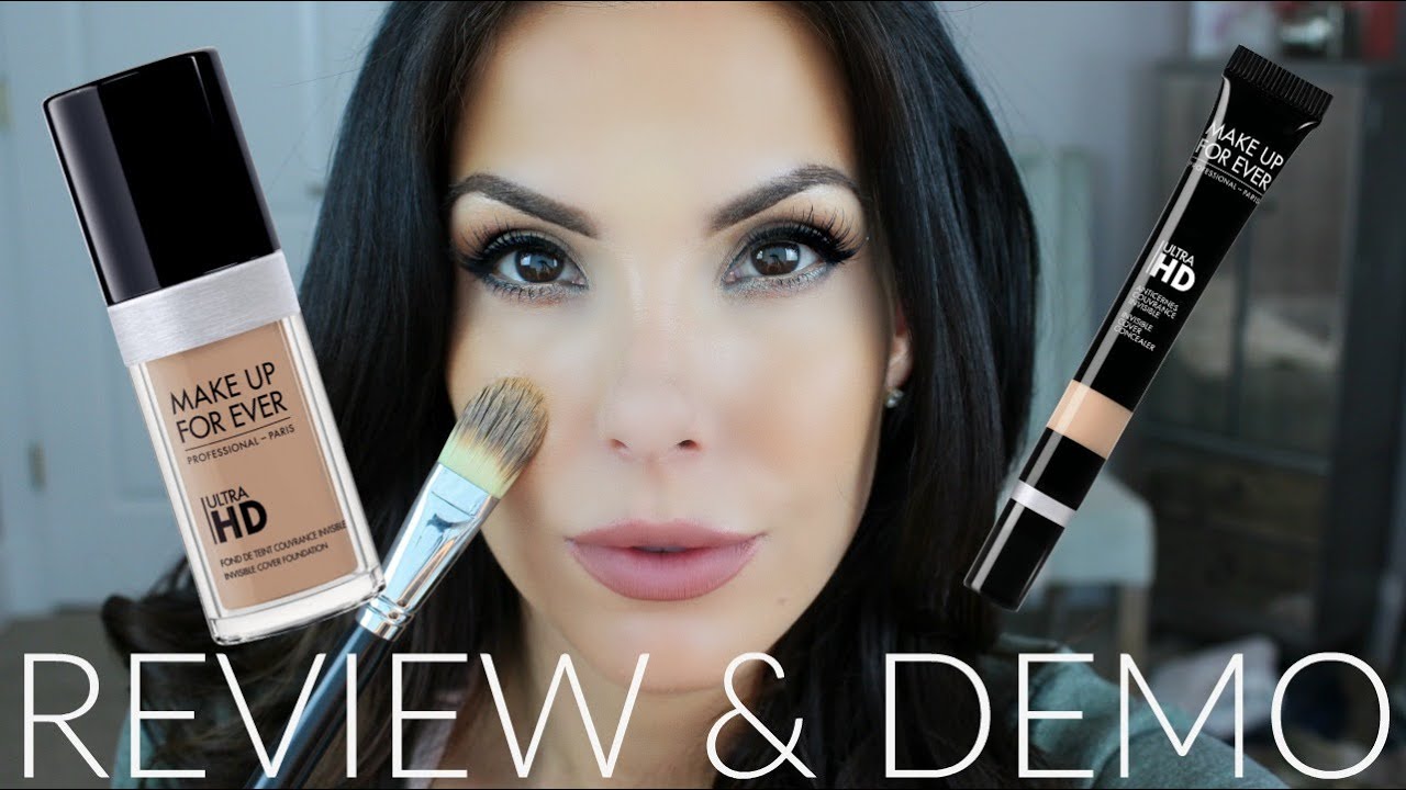Makeup Forever ULTRA HD Foundation and Concealer Review + Demo