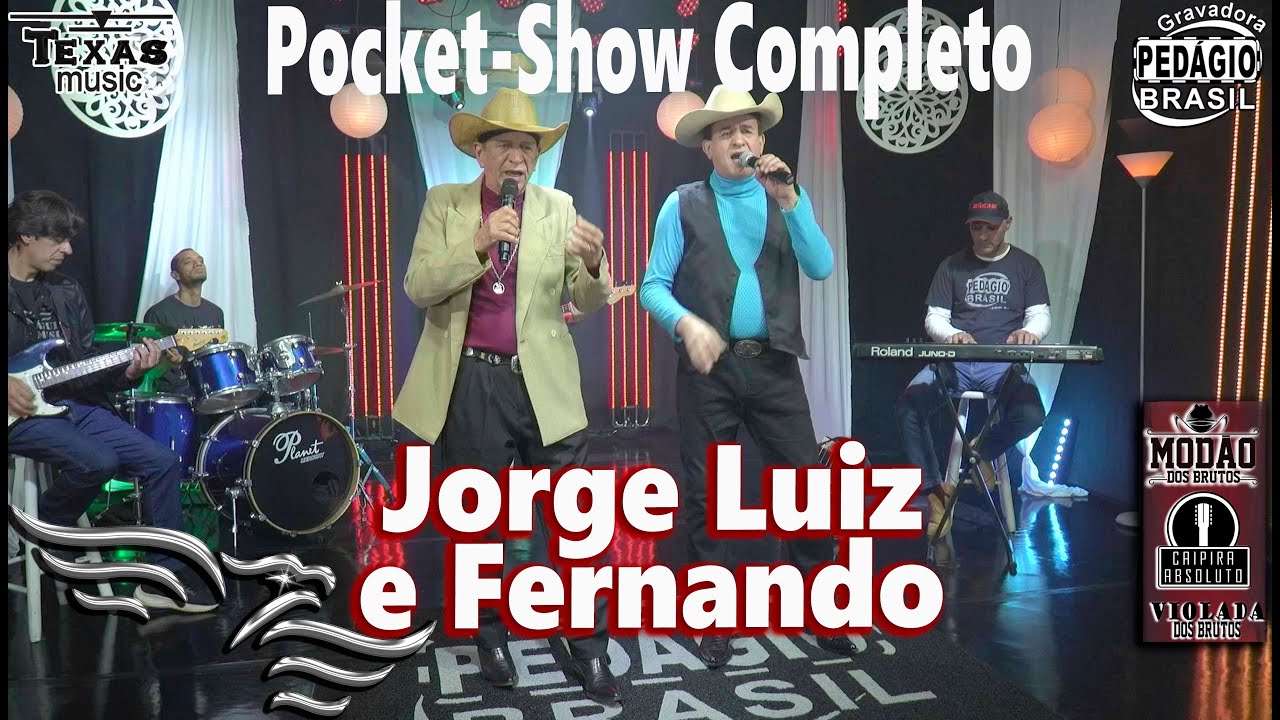 Pocket Show Completo - JORGE LUIZ E FERNANDO (Gravação no Estúdio)