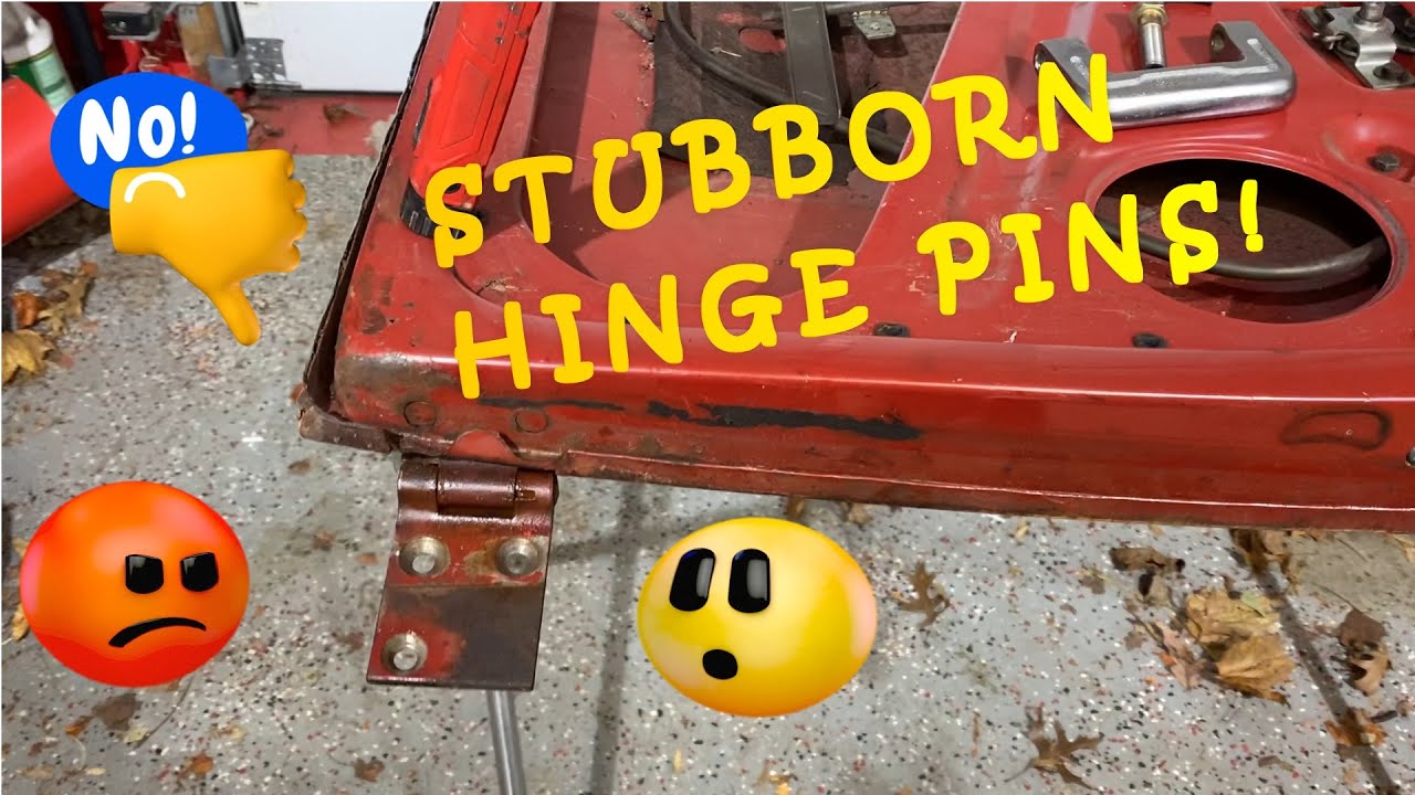 VW Bug Hinge Pins Removal