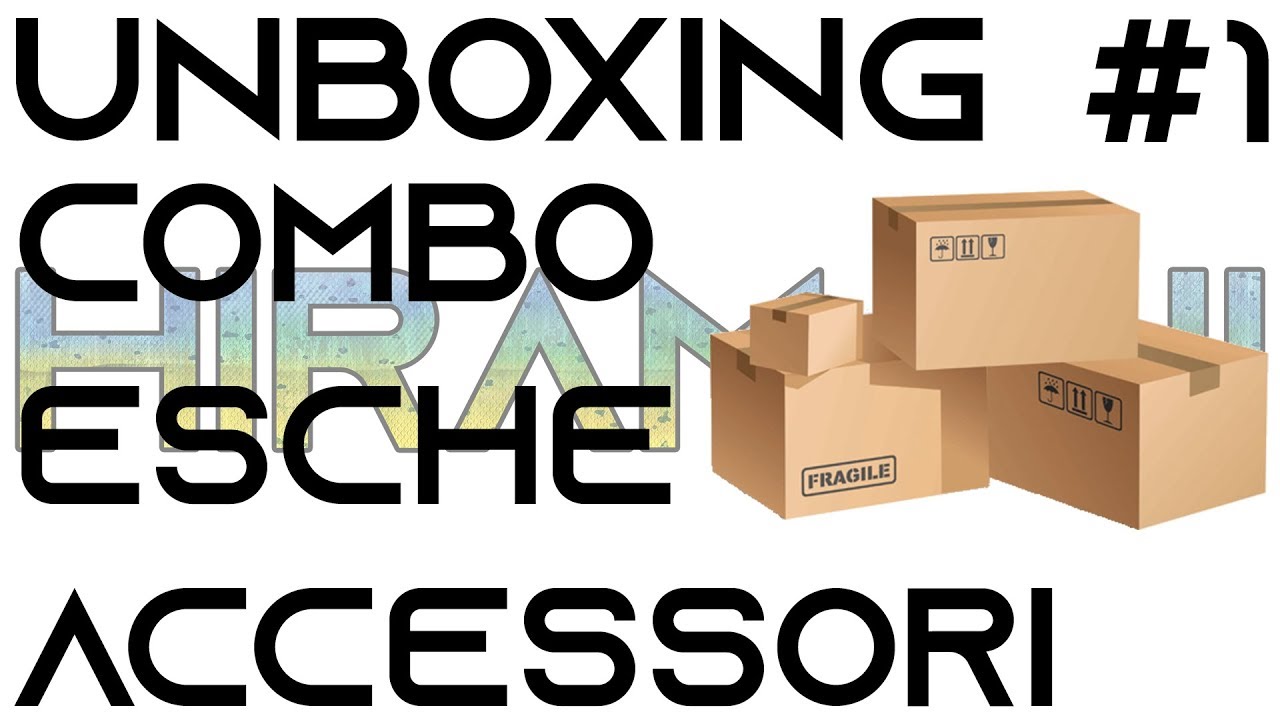 Unboxing #1 - Light spinning - Nuova combo, esche artificiali & accessori