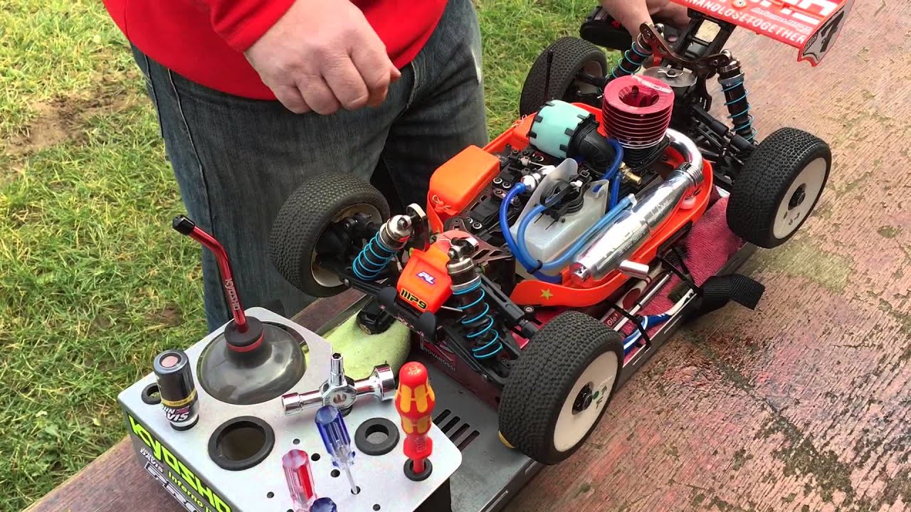 Обкатка двигателя Reds Elliott Boots и гоночная настройка Kyosho MP9 TKi3/TKi4
