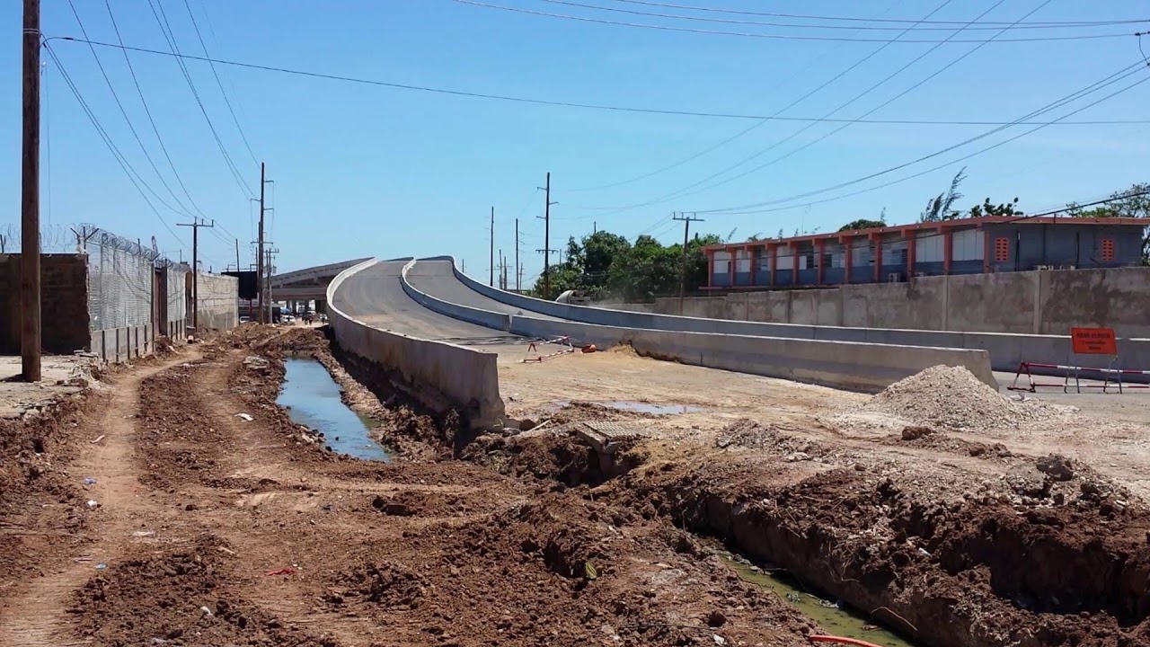Three Miles Overhead Bridge being built by CHEC China Habour Engineering Company | Kingston Jamaica