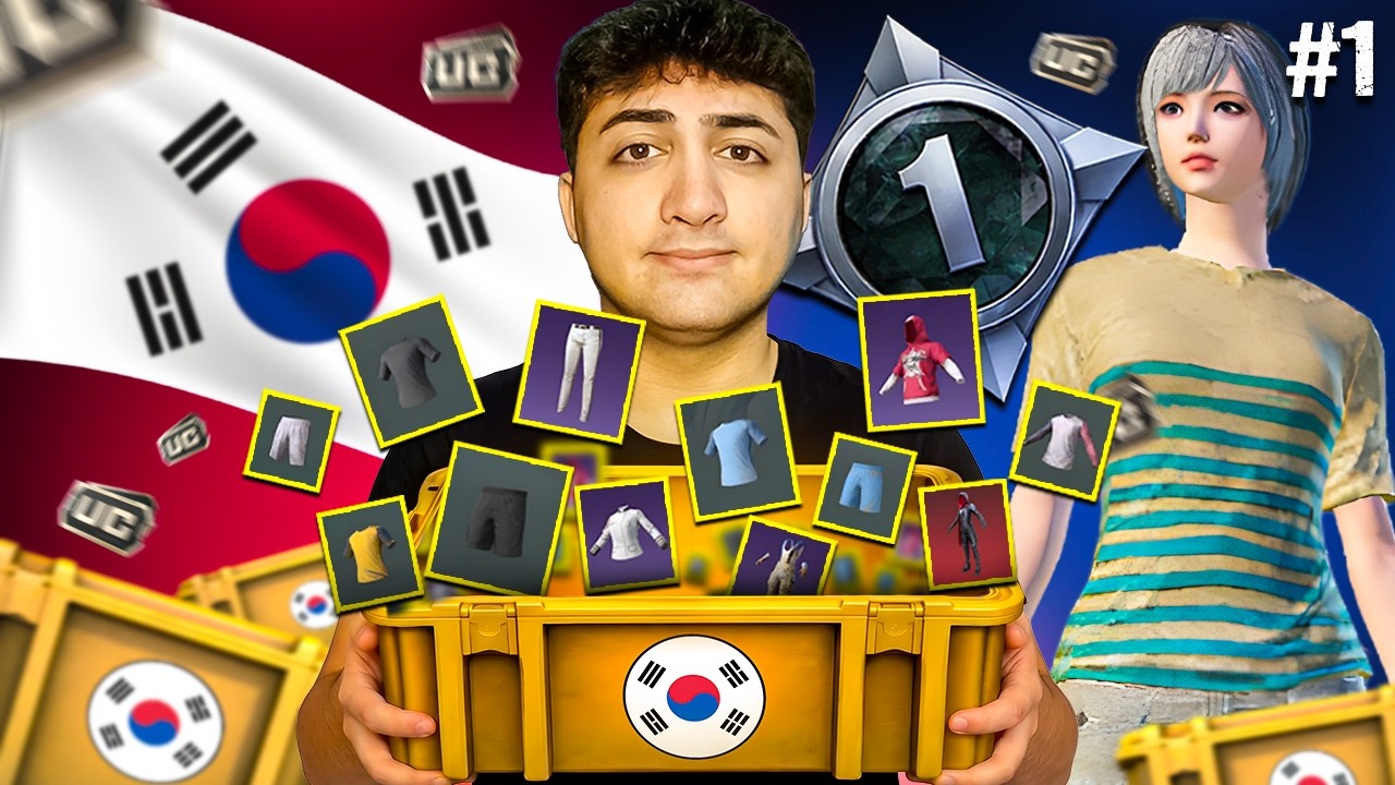 SIFIR HESAP AÇIP KORE PUBG MOBILE'A BAŞLADIM! #1
