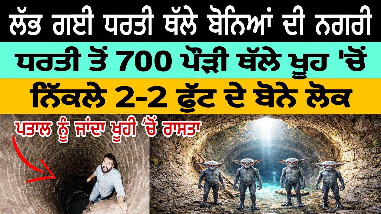 ਲੱਭ ਗਈ ਧਰਤੀ ਥੱਲੇ ਬੋਨਿਆਂ ਦੀ ਨਗਰੀਧਰਤੀ ਤੋਂ 700 ਪੌੜੀ ਥੱਲੇ ਖੂਹ 'ਚੋਂ ਨਿੱਕਲੇ 2-2 ਫੁੱਟ ਦੇ ਬੋਨੇ ਲੋ