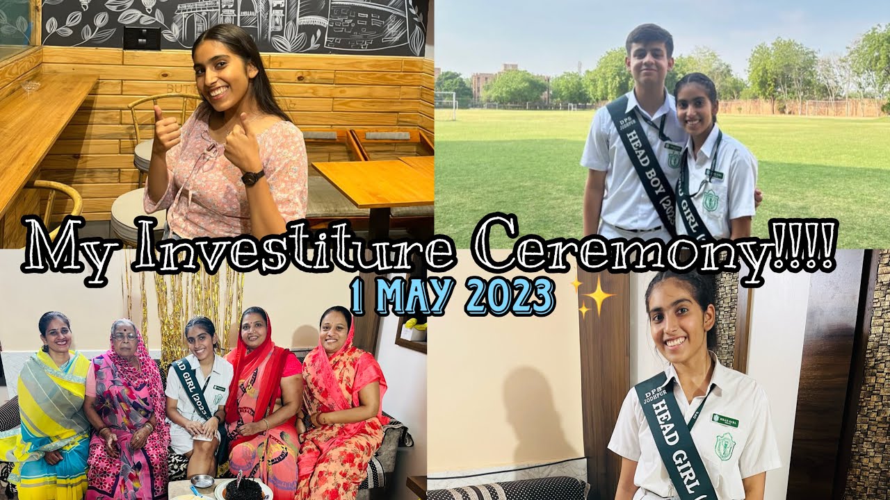 The Investiture Ceremony ✨| Delhi Public School Jodhpur | A day in my life