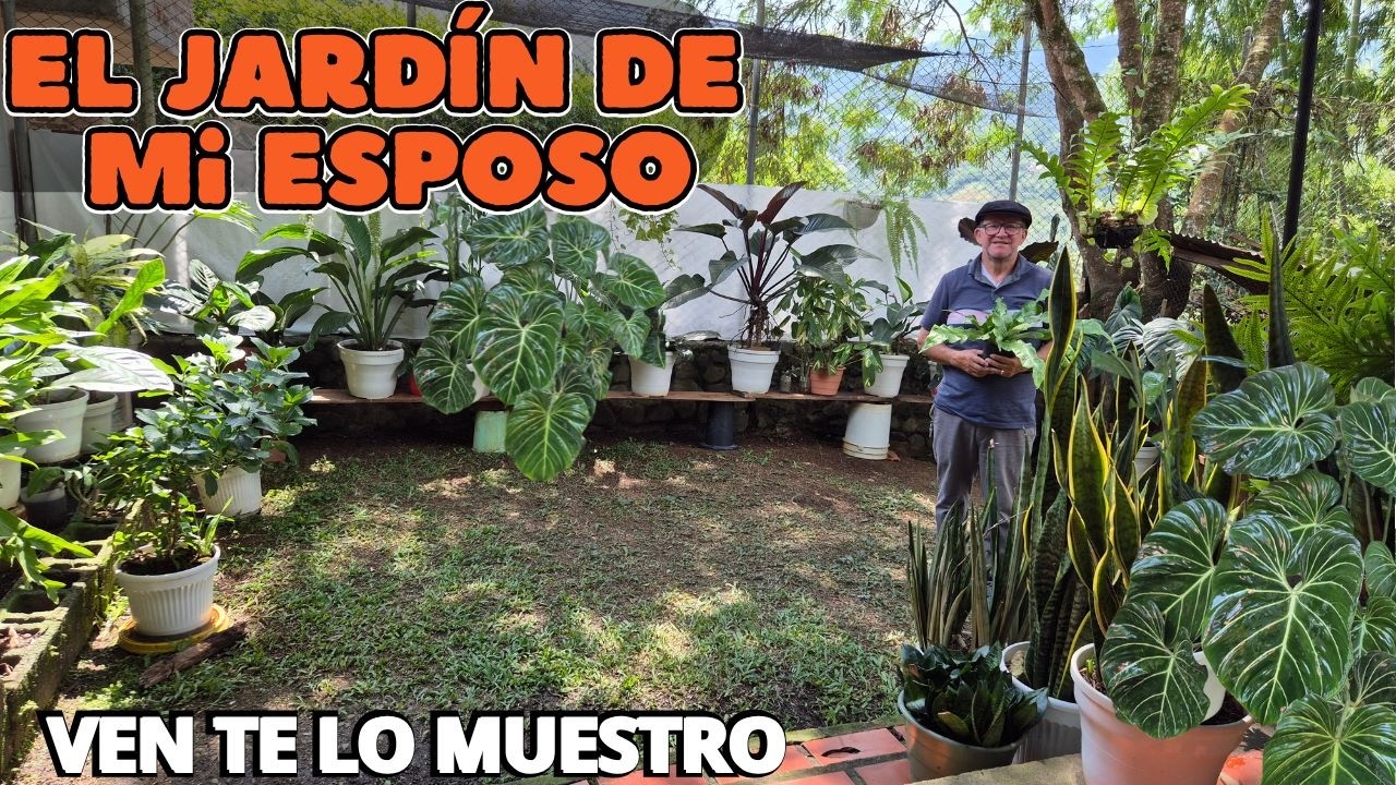 TOUR POR EL JARDÍN DE MI ESPOSO empezando año/Liliana Muñoz
