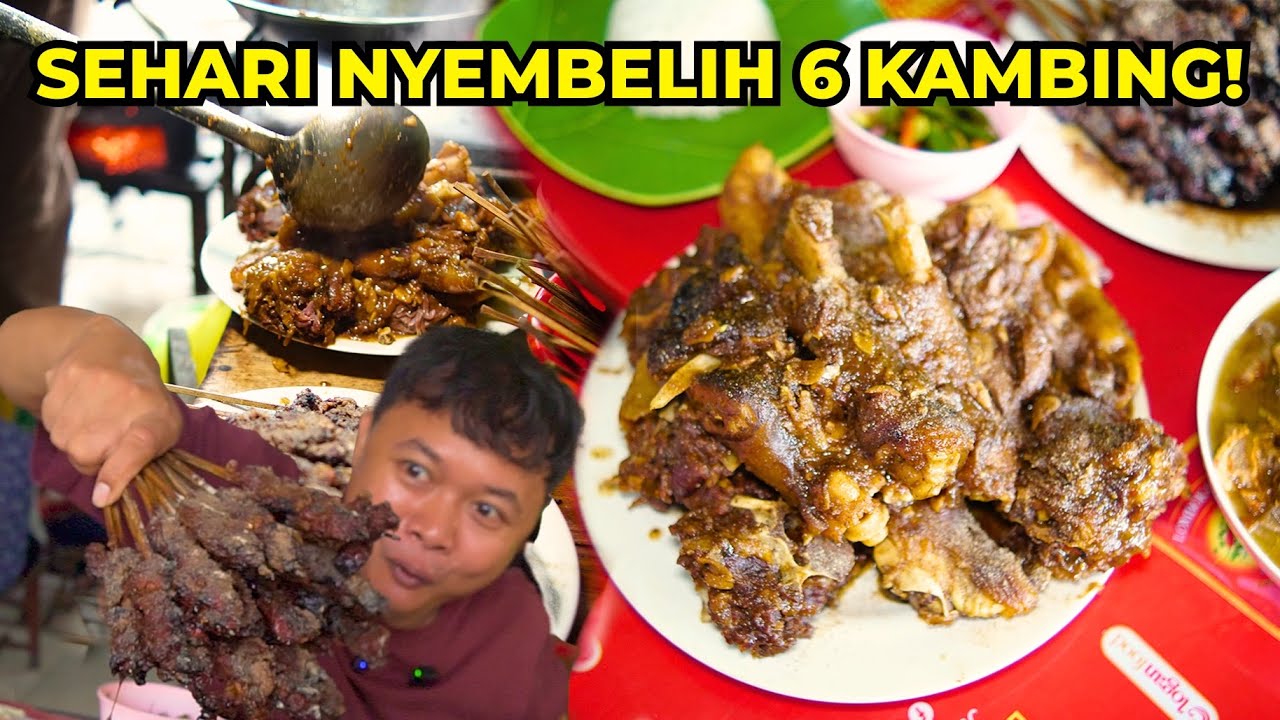 Potongan dagingnya Gede-gede, Sate Kambing legend sejak 1960