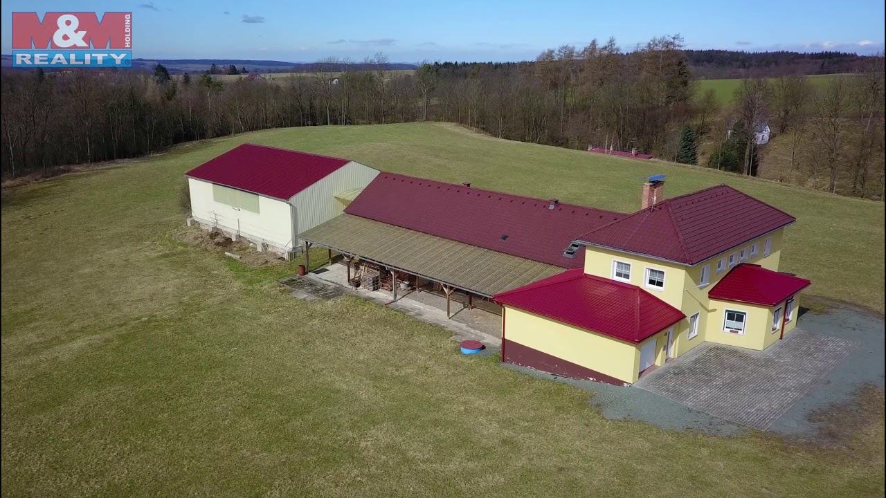Video prohlídka zemědělské usedlosti na úpatí Orlických hor