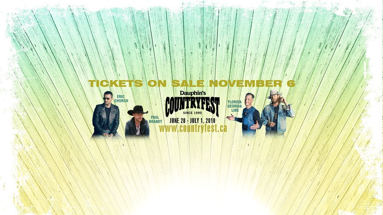 Countryfest 2018 - Initial Artist Announcement