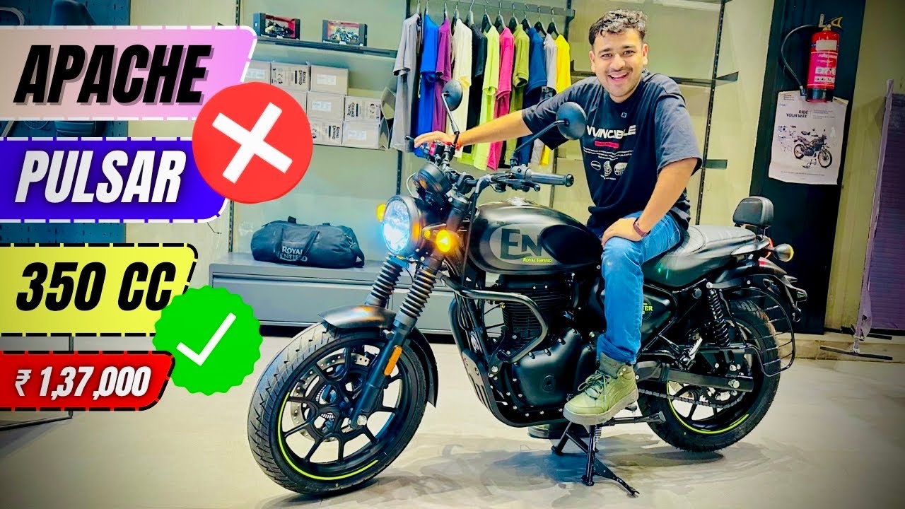 2026 Apache, Pulsar के भाव में Royal सवारी Royal Enfield Hunter 350 Just 1.37Lakh 🔥