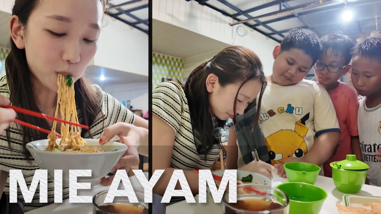 ORANG KOREA COBA MIE AYAM DI RUMAH MAKAN VIRAL DI TIKTOK