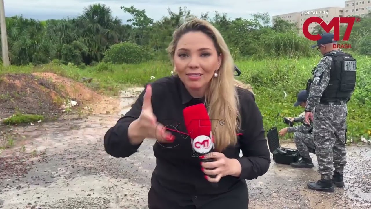 Tropas de segurança no Parque Mosaico buscam por homem que mat0u o filh0 na noite de ontem