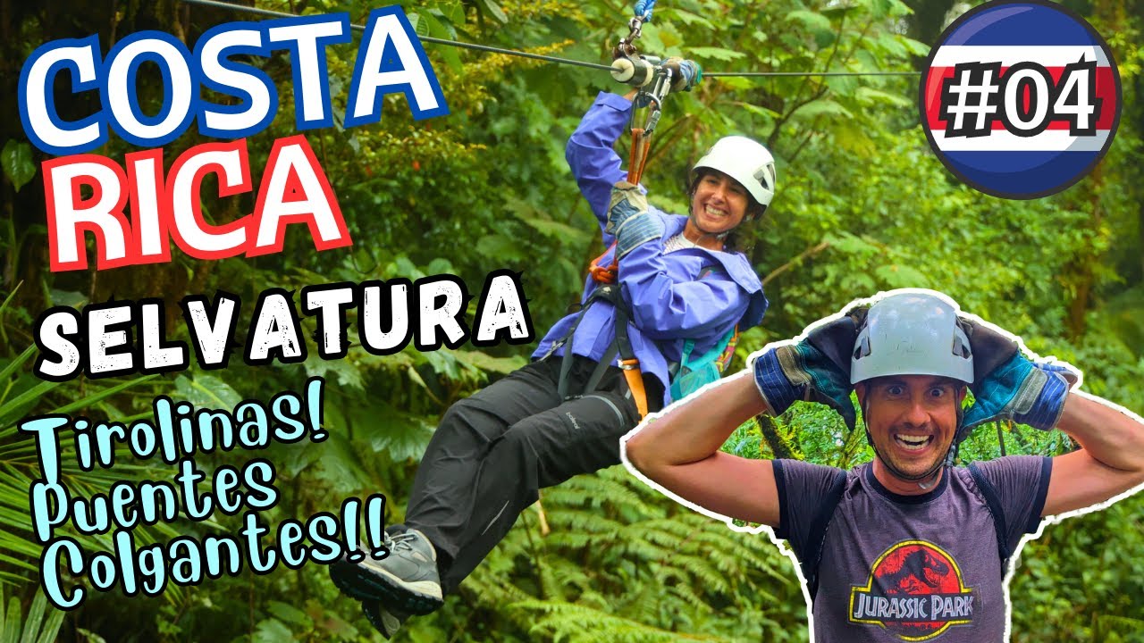 SELVATURA PARK. Tirolinas, Puentes Colgantes y Mariposas | COSTA RICA #04