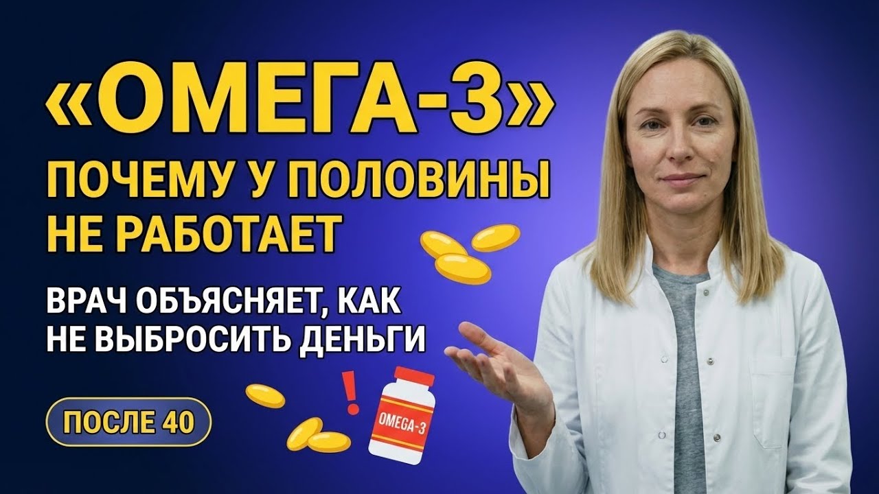 Почему Омега-3 «не работает» и как понять, что вам её не хватает. Кому нужна, а кому нет.