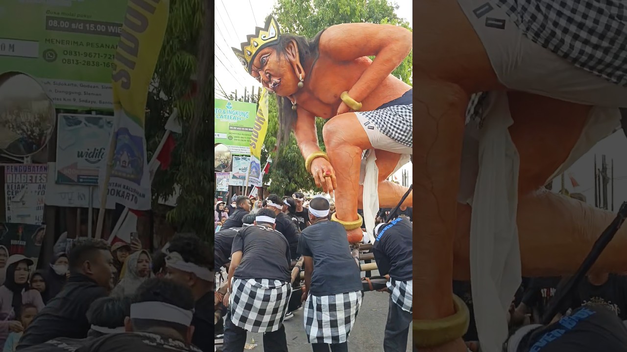 Ogoh-ogoh di Kirab Bedhol Projo Sidokarto Godean #ogohogoh