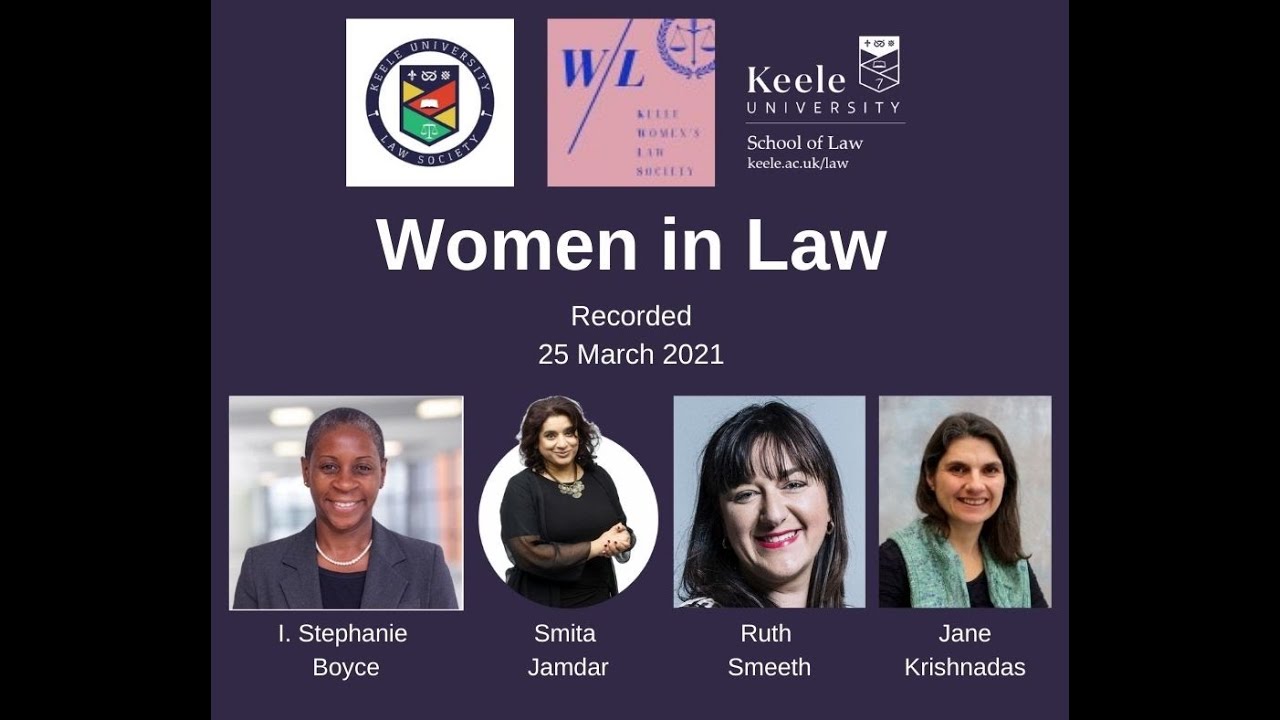 Keele University - School of Law - Keele Law Society - Women in Law Event - 25 March 2021