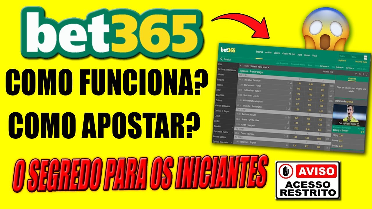 BET365 COMO FUNCIONA? COMO APOSTAR? [BET365] Dicas Que todo INICIANTE deve SABER